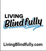 Living Blindfully logo.