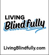 Living Blindfully logo.