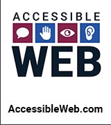 AccessibleWeb logo.
