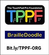 The Touch Pad Pro Foundation / BrailleDoodle logo.