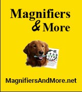 Magnifiers & More logo.
