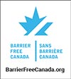 Barrier Free Canada logo.