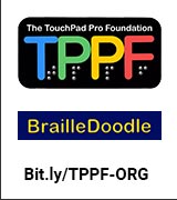 The Touch Pad Pro Foundation / BrailleDoodle logo.