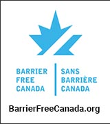Barrier Free Canada logo.