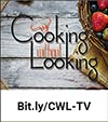 The Cooking Without Looking TV Show logo.