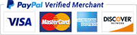PayPal Verified Merchant Seal.